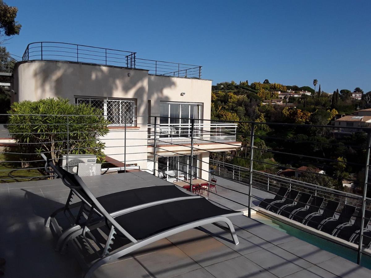 Villa Alamp#Supercannes #Golfejuan #Cannes #Mediterraneanpanoramicview #Piscine #Rooftop # Verymodern #Openliving #Closebeach #Closecapantibes Vallauris Exterior photo